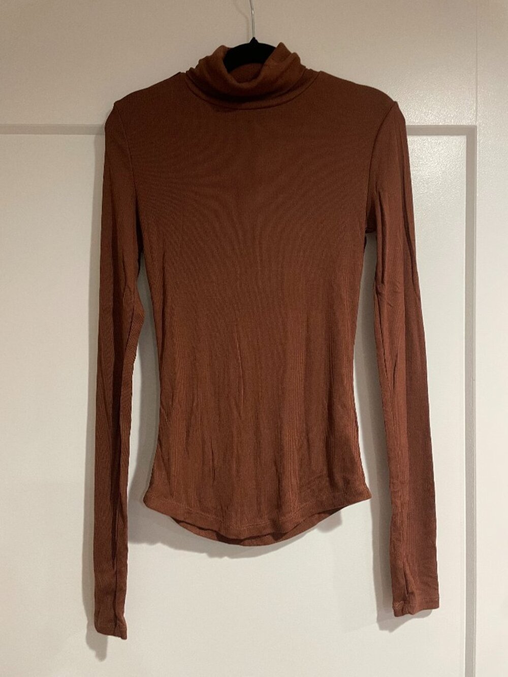 Aritzia Sunday Best Ribbed Long Sleeve Turtleneck